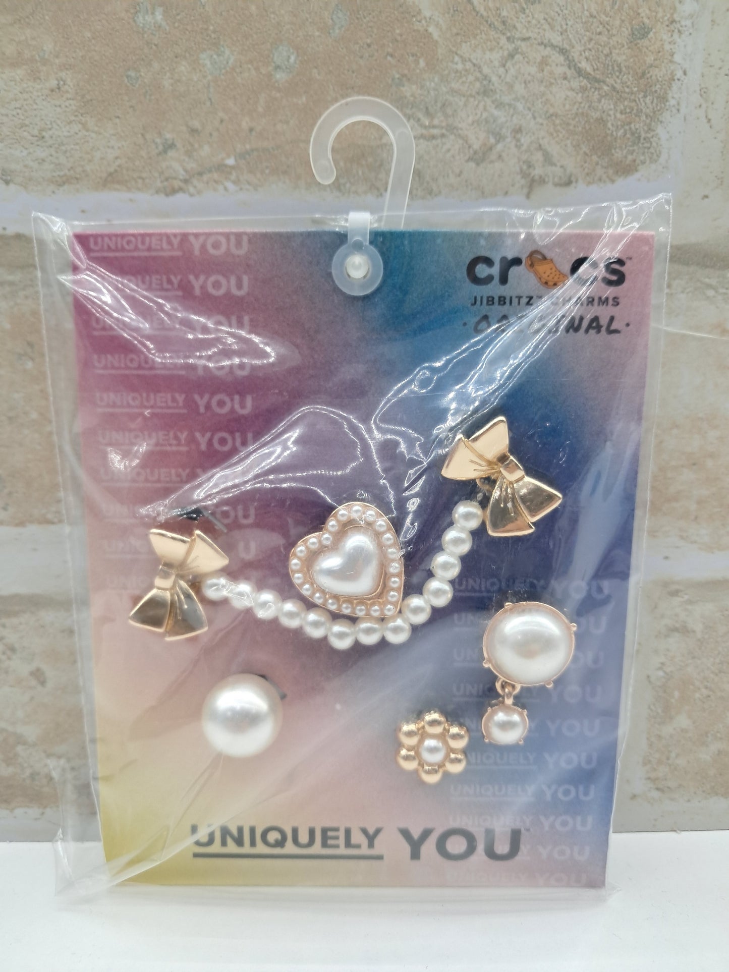 Jibbitz Pearly Gold pack