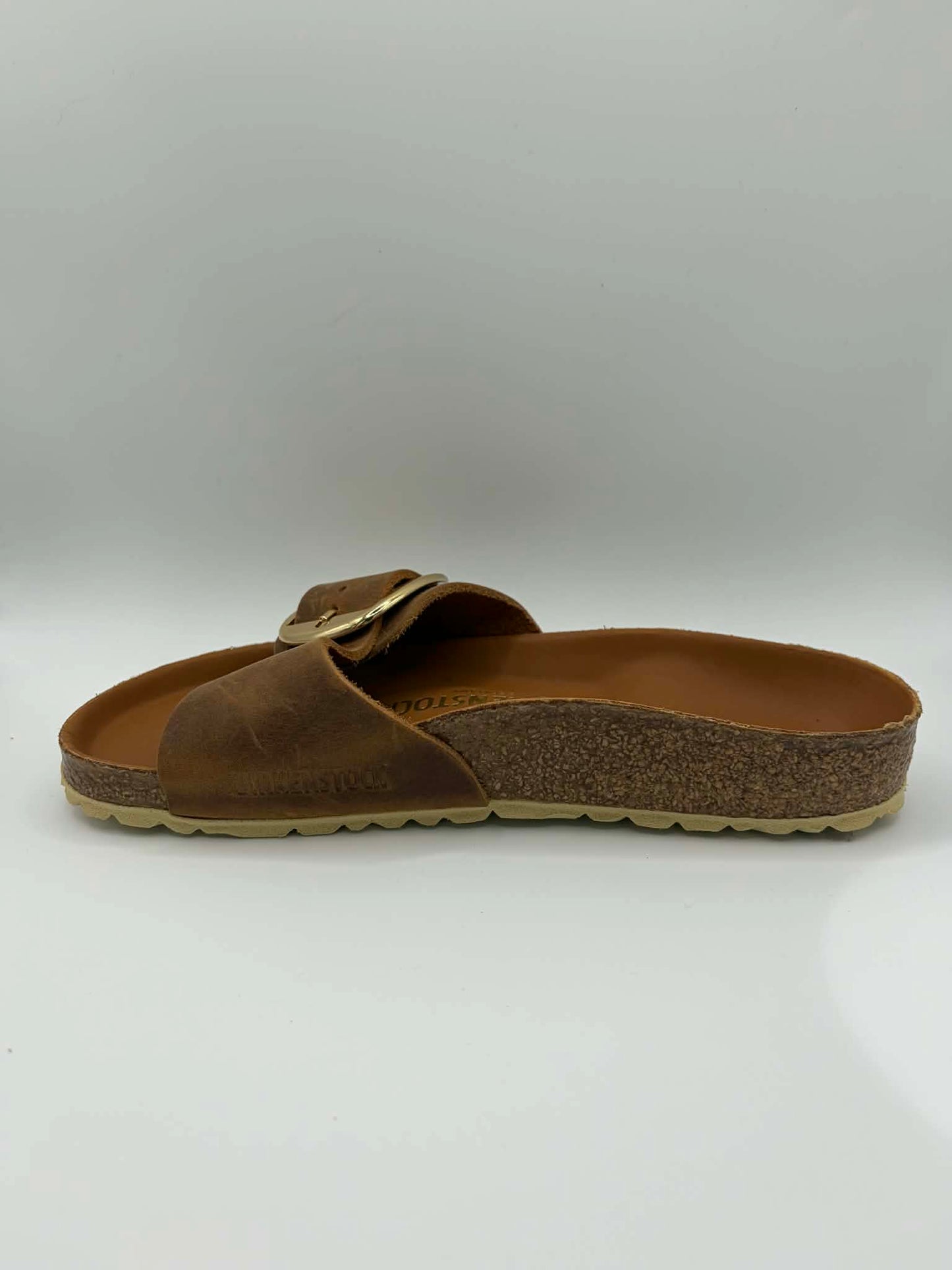 Madrid Big Buckle Cognac Oiled Leather Regular