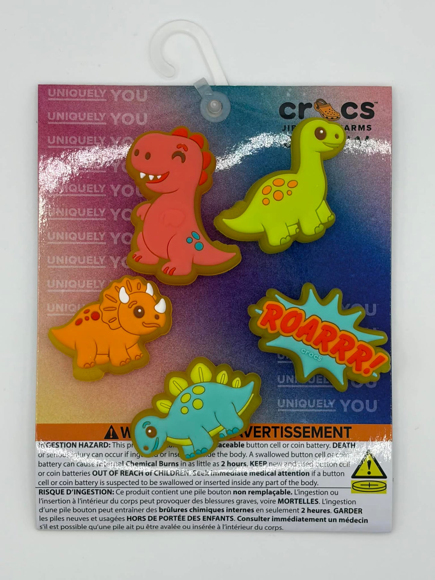 Jibbitz - Light Up Little Dinosaurs