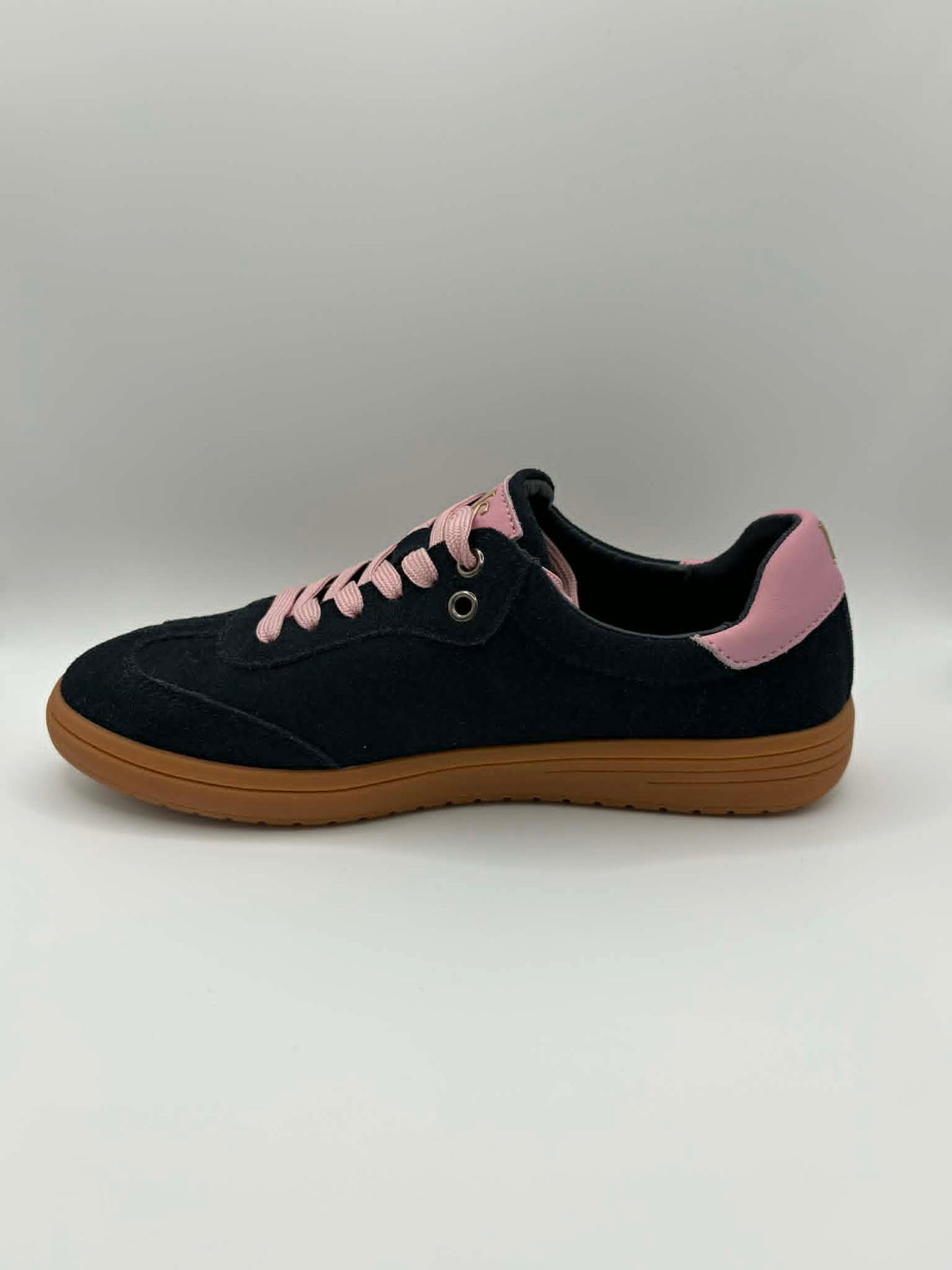 Juno Navy Suede/Baby Pink