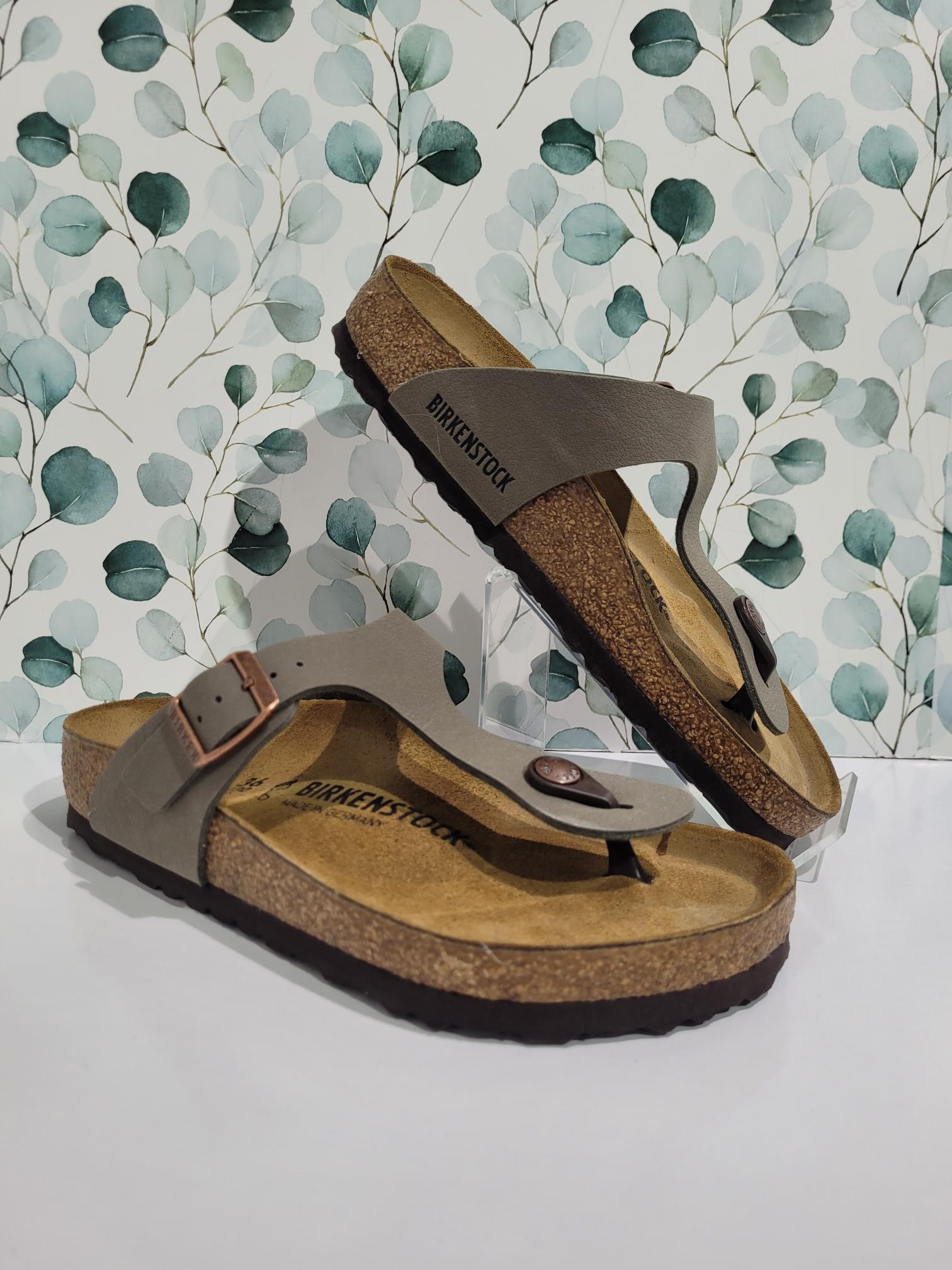 Birkenstock stone gizeh on sale