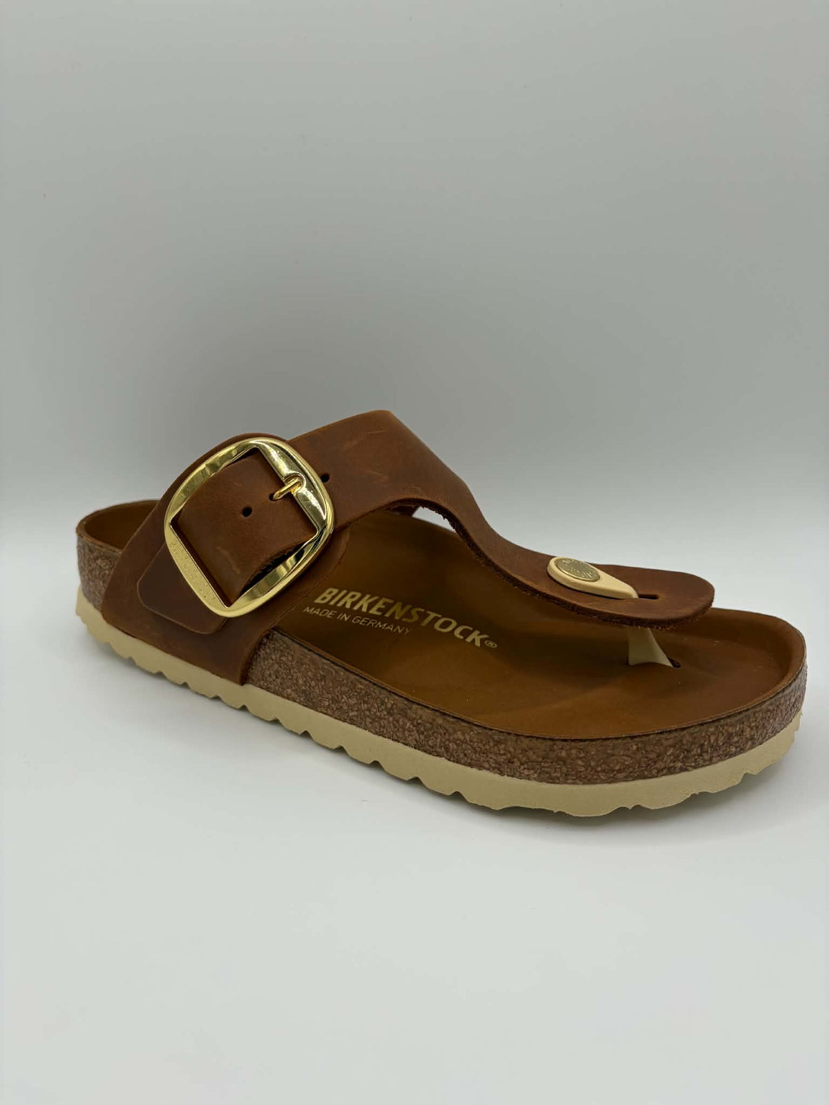 Gizeh Big Buckle Cognac Oiled Regular