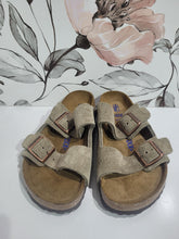 Load image into Gallery viewer, Arizona Taupe Suede Regular by Birkenstock
