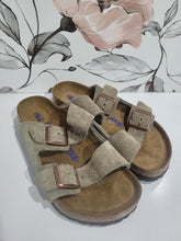 Load image into Gallery viewer, Arizona Taupe Suede Regular by Birkenstock
