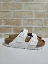 Load image into Gallery viewer, Arizona White Leather By Birkenstock
