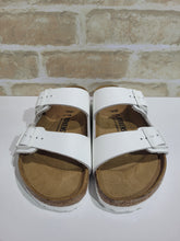 Load image into Gallery viewer, Arizona White Leather By Birkenstock
