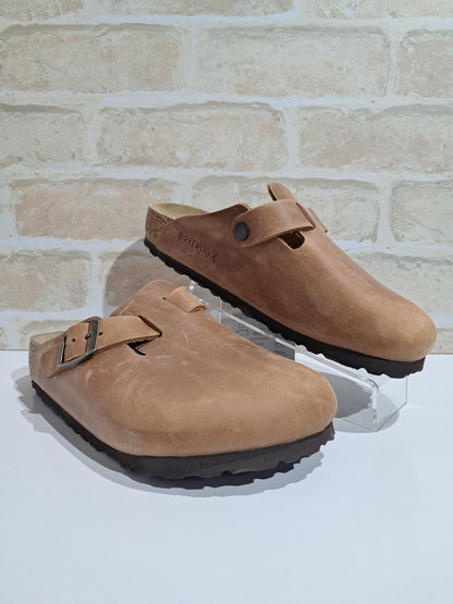 Boston Cognac Oiled Leather Regular