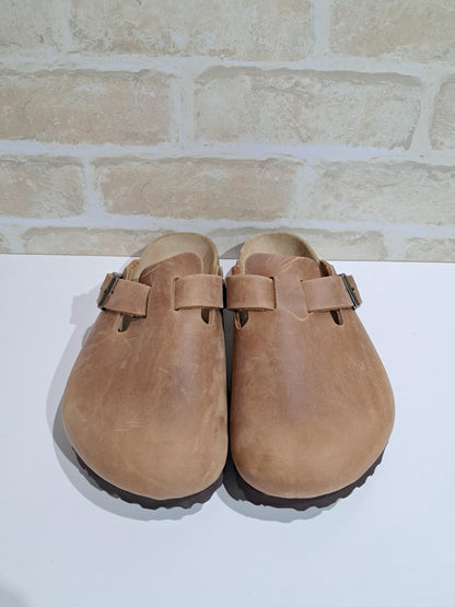 Boston Cognac Oiled Leather Regular