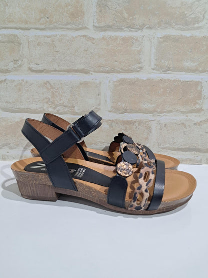 Idalia Negro/Leopard/Bruciato
