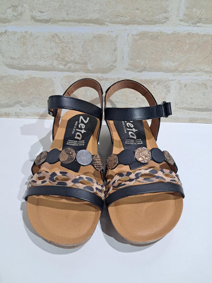 Idalia Negro/Leopard/Bruciato