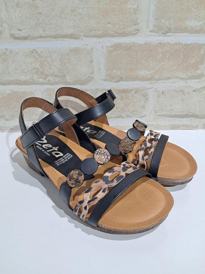 Idalia Negro/Leopard/Bruciato