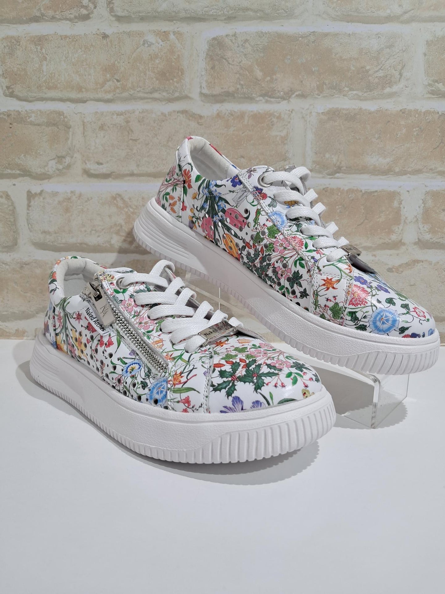 Noble White Floral by Naked Arches