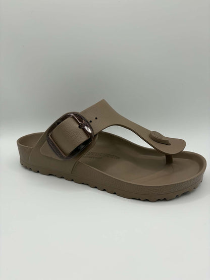 Gizeh Big Buckle EVA Grey Taupe Narrow