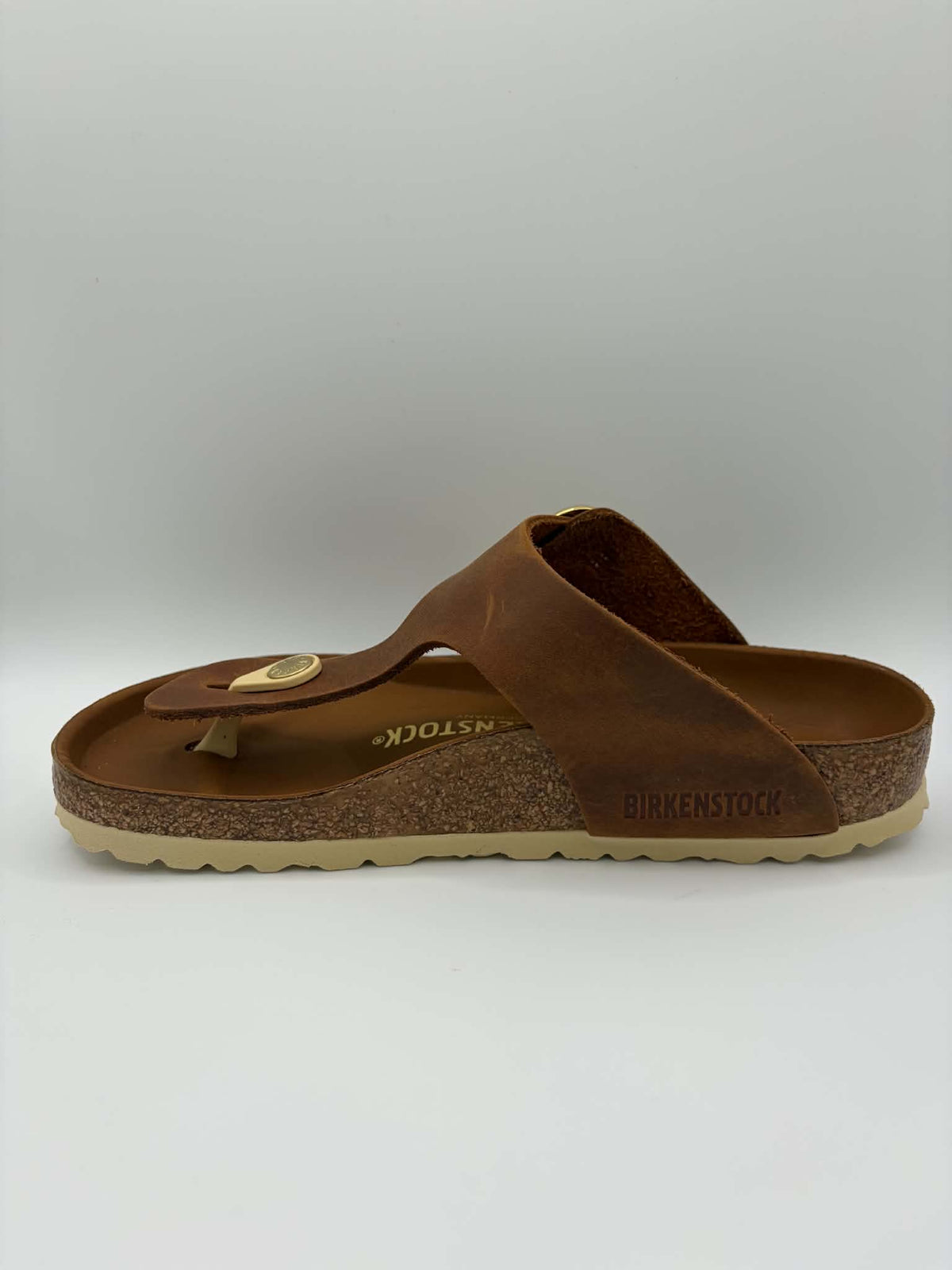 Gizeh Big Buckle Cognac Oiled Regular