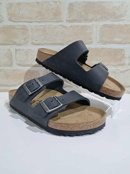 Arizona Black Oiled Leather Regular