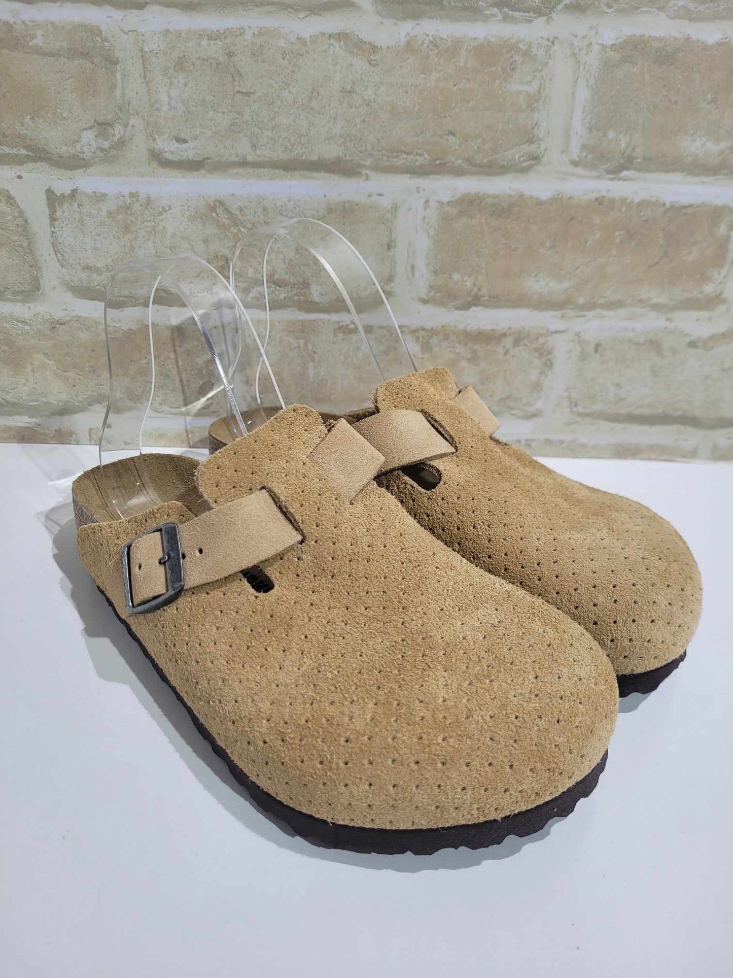 Boston New Beige Suede Regular