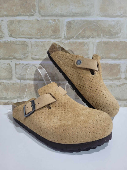 Boston New Beige Suede Regular