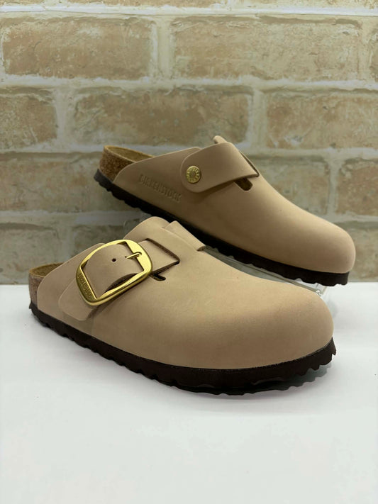 Boston Big Buckle Sandcastle Nubuck Leather Regular