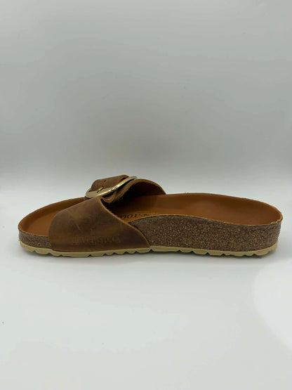 Madrid Big Buckle Cognac Oiled Leather Regular