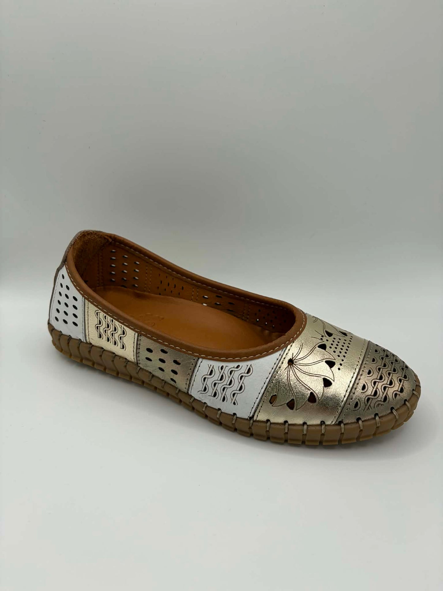 Tunic Pewter/Gold/White