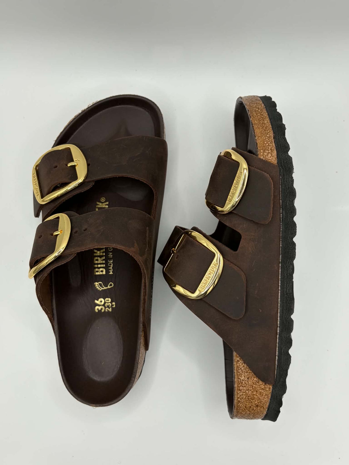 Arizona Big Buckle Habana Oiled Leather Regular