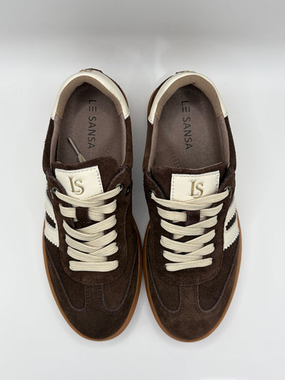Juno Chocolate Suede/Ivory
