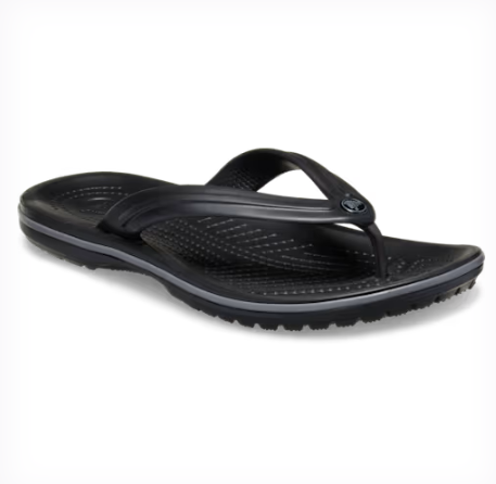 Croc Band Thong Black