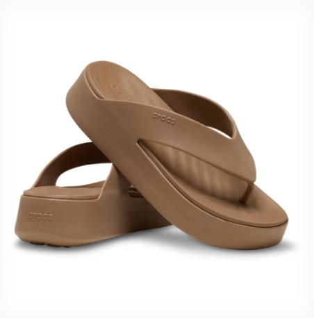 Latte Getaway Platform Thong - Adults