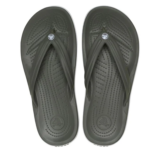 Dark Olive Croc Band Thong