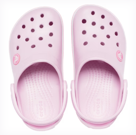 Ballerina Pink Croc Band Clog - Kids