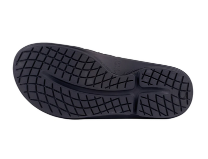 Oofos Ooahh Sport Flex Slide - Matte Black