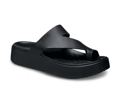 Black Getaway Toe Loop Slide - Adult
