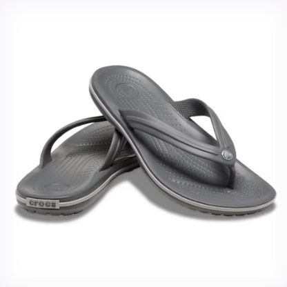 Slate Grey Croc Band Thong