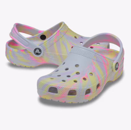 Marbled Sky Ice Multi Classic Clog - Toddlers