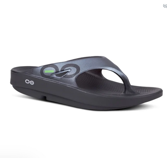 Oofos Ooriginal Sport Thong Graphite