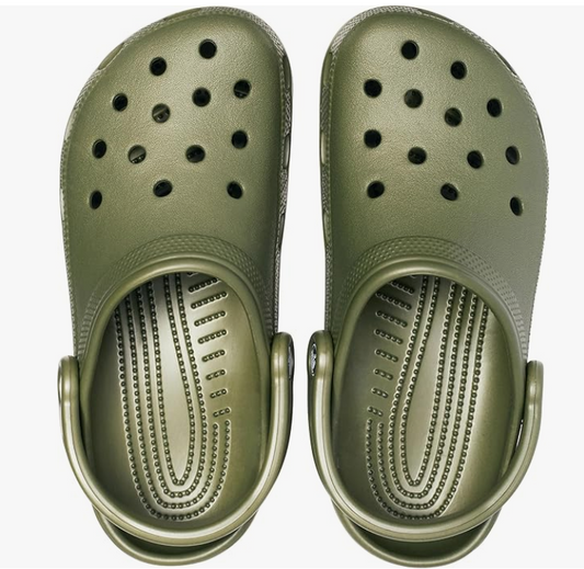 Army Green Classic Clog - Adult