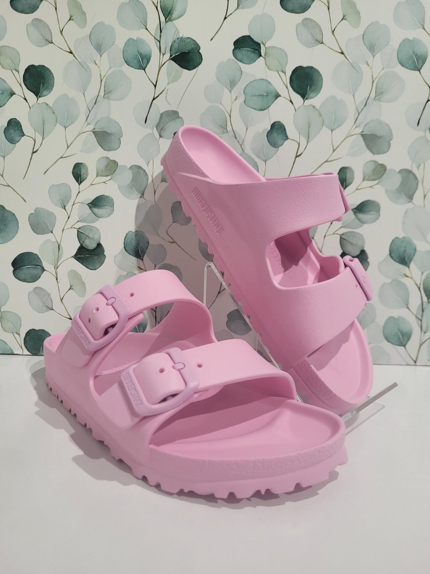 Arizona EVA Fondant Pink Narrow by Birkenstock