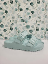 Load image into Gallery viewer, Arizona EVA Surf Green Narrow by Birkenstock
