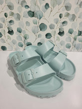 Load image into Gallery viewer, Arizona EVA Surf Green Narrow by Birkenstock
