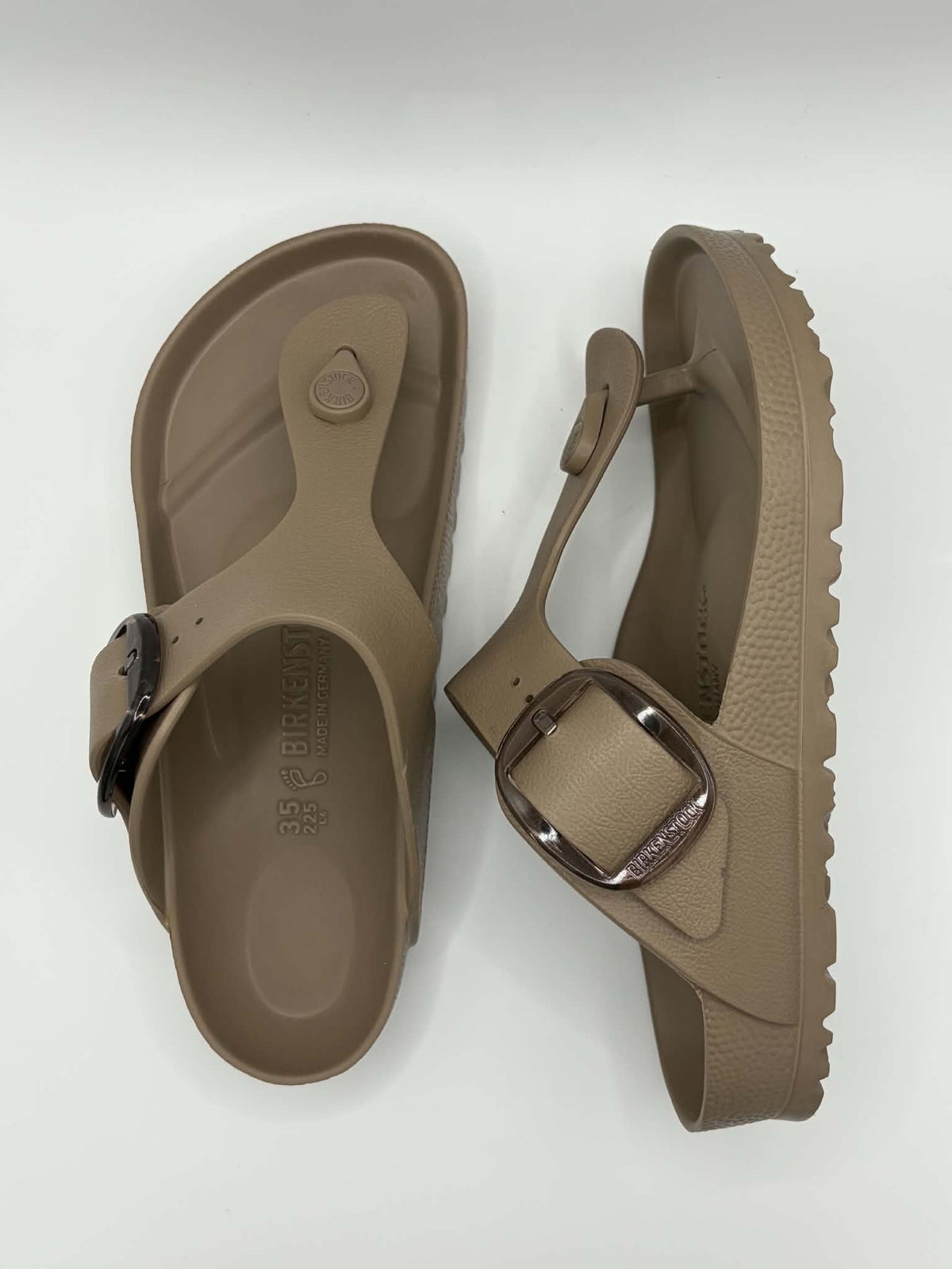 Gizeh Big Buckle EVA Grey Taupe Narrow